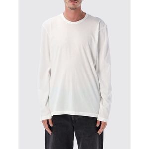 James Perse Men James Perse Long-Sleeved Cotton T-Shirt With Crew Neck